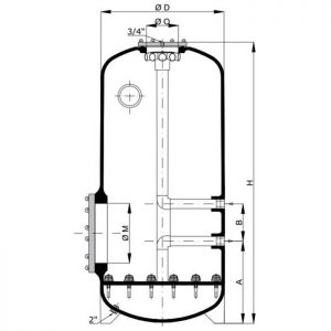 Фильтр для бассейна Calplas AFM-P